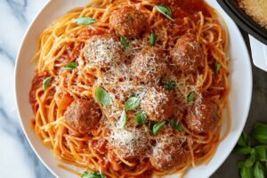 Instant Pot Spaghetti and Meatballs Recipe
