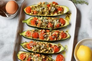 Stuffed Zucchini Boats Recipe for a Healthy Meal