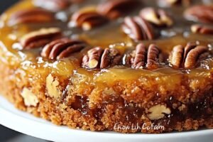 Pecan Upside Down Cake Recipe for Fall Baking