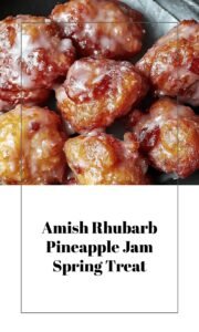 Amish Rhubarb Pineapple Jam Delight