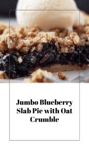 Blueberry Slab Pie with Oat Crumble Topping