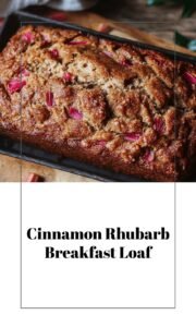 Cinnamon Rhubarb Loaf for Cozy Mornings