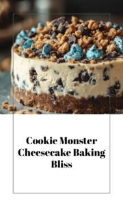 Cookie Monster Cheesecake