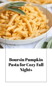 Creamy Boursin Pumpkin Pasta for Fall