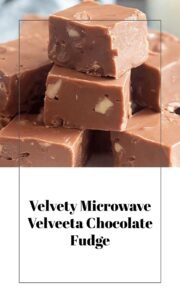 Creamy Microwave Velveeta Chocolate Fudge