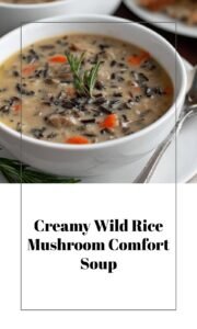 Creamy Minnesota Wild Rice Mushroom Soup