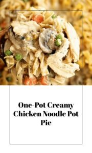 Creamy One-Pot Chicken Noodle Pot Pie