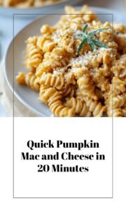 Creamy Pumpkin Mac and Cheese in 20 Minutes