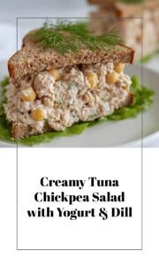 Creamy Yogurt Tuna Salad with Chickpeas and Dill