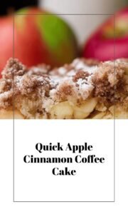 Easy Apple Coffee Cake with Cinnamon Topping