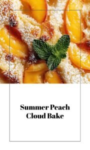 Fluffy Baked Peach Delight for Summer