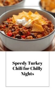 Hearty Quick Turkey Chili for Cool Days