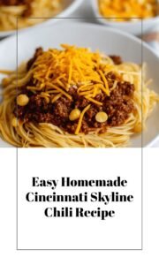 Homemade Cincinnati Skyline Chili: Easy Ohio Classic Recipe