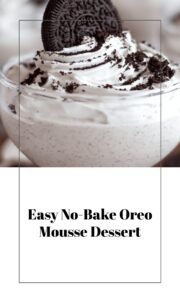 No-Bake Oreo Mousse Delight