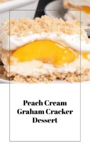 No-Bake Peach Yum Yum Delight