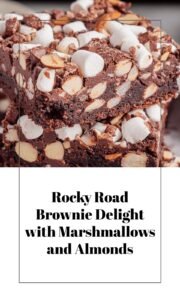 Rocky Road Brownie Bliss with Marshmallows and Almonds