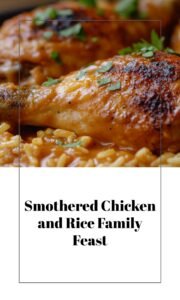 Smothered Chicken with Rice