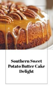 Southern Sweet Potato Butter Cake