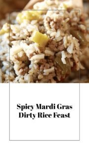 Spicy Dirty Rice for Mardi Gras
