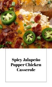 Spicy Jalapeño Popper Chicken Bake