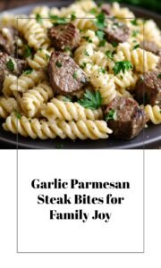 Steak Bites with Garlic Parmesan Sauce