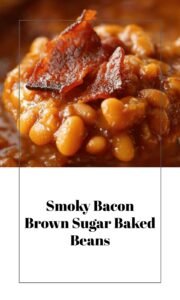 Sweet Smoky Bacon Brown Sugar Baked Beans