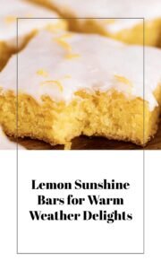 Zesty Lemon Brownies for Spring and Summer