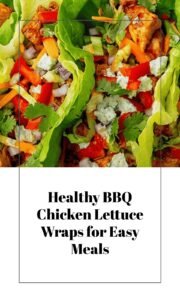 BBQ Chicken Lettuce Wrap Delight