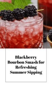 Blackberry Bourbon Smash Cocktail