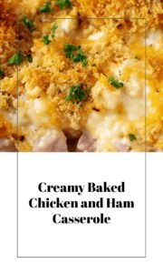 Cheesy Chicken Ham Bake