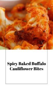 Crispy Baked Buffalo Cauliflower Bites
