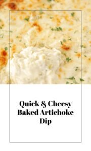 Easy Cheesy Baked Artichoke Dip