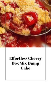 Easy Cherry Dump Cake with Box Mix