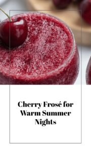 Easy Cherry Frosé for Summer Nights