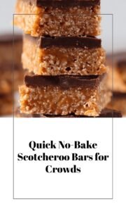 Easy No-Bake Scotcheroo Bars Recipe