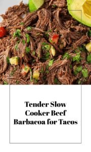 Easy Slow Cooker Beef Barbacoa for Tacos