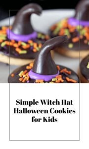 Easy Witch Hat Halloween Cookies for Kids