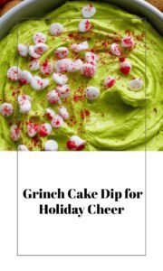 Festive Grinch Cake Dip Delight