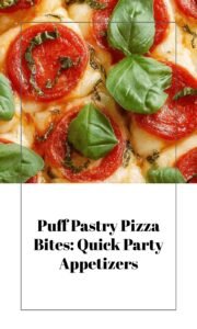 Flaky Puff Pastry Pizza Bites