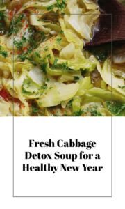 Fresh Cabbage Detox Soup for New Year