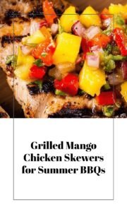 Grilled Mango Chicken Skewers