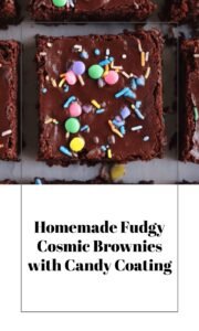 Homemade Fudgy Cosmic Brownie Copycat Recipe