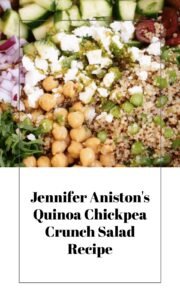Jennifer Aniston's Quinoa Chickpea Crunch Salad