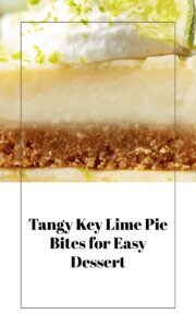 Key Lime Pie Bar Bites