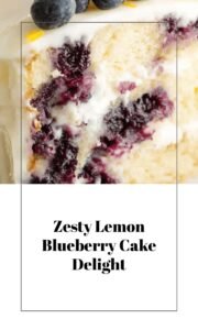 Lemon Blueberry Delight Cake