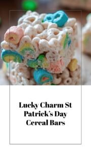 Lucky Charm Cereal Bars for St Patrick's Day
