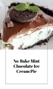 Mint Chocolate Ice Cream Grasshopper Pie