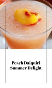 Peach Daiquiri Summer Sip