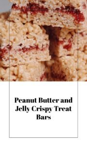 Peanut Butter Jelly Krispie Bars