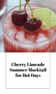 Refreshing Cherry Limeade Mocktail for Summer